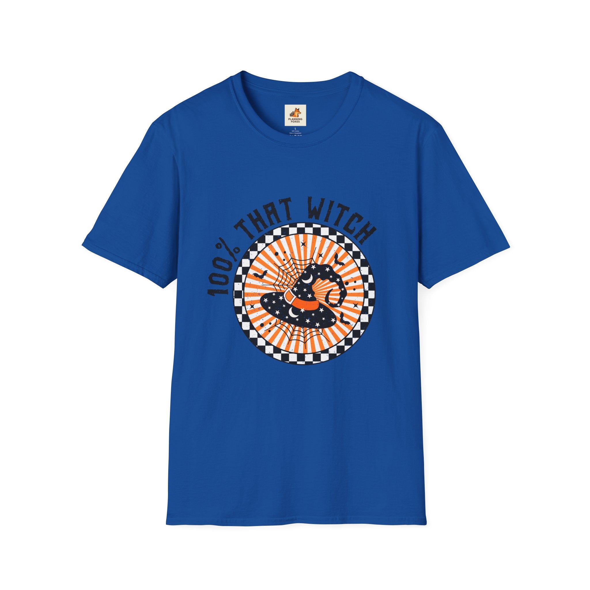 100% That Witch T-Shirt — Retro Halloween Witch Graphic Tee