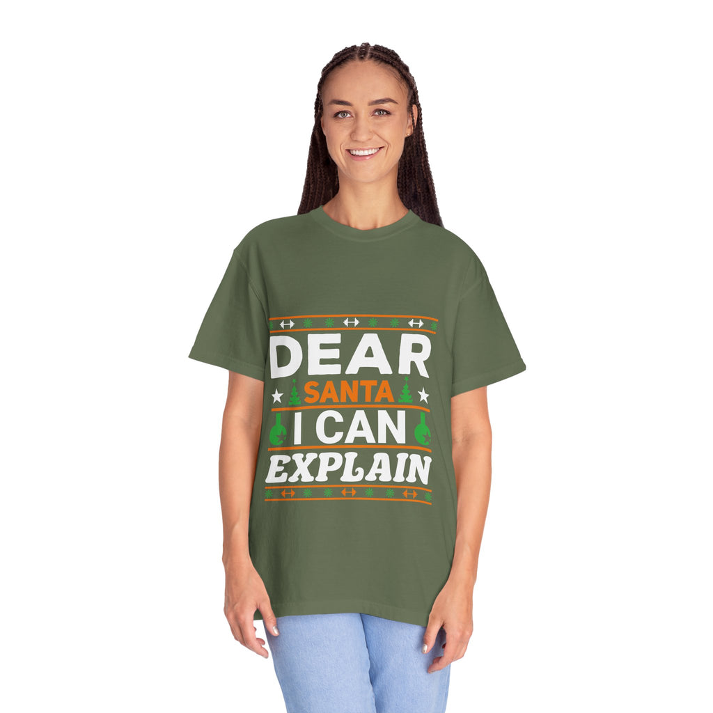Dear Santa I Can Explain Christmas T-Shirt