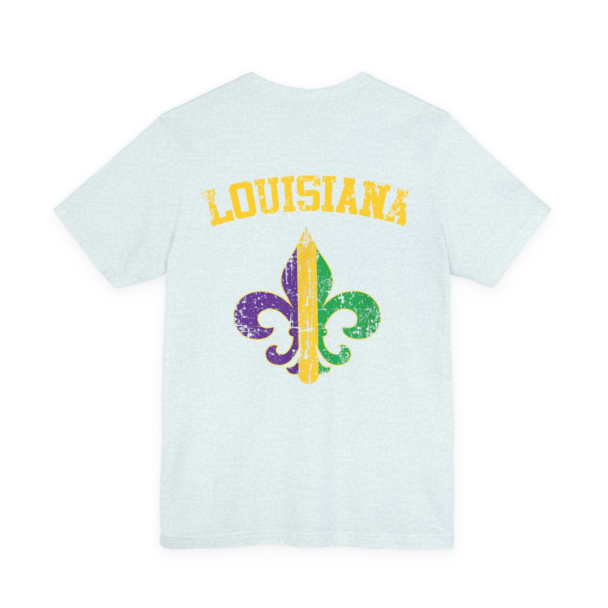 King Cake Calories Tee — Mardi Gras Louisiana Fleur-de-Lis Shirt