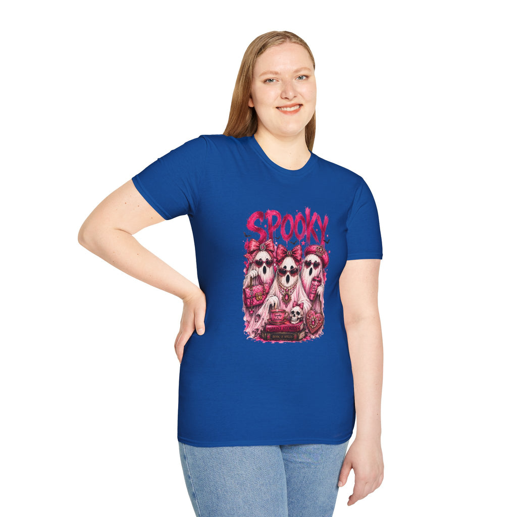 Spooky Pink Skull Trio T-Shirt