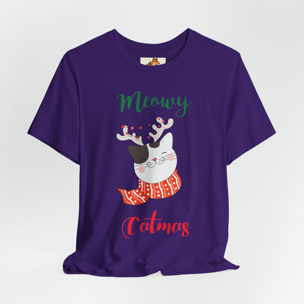 Meowy Catmas T-Shirt – Cute Christmas Cat Tee