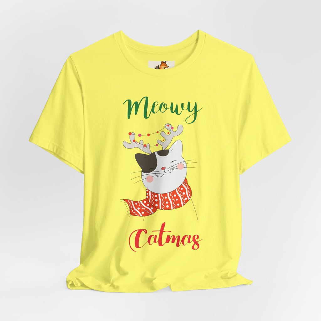 Meowy Catmas T-Shirt – Cute Christmas Cat Tee
