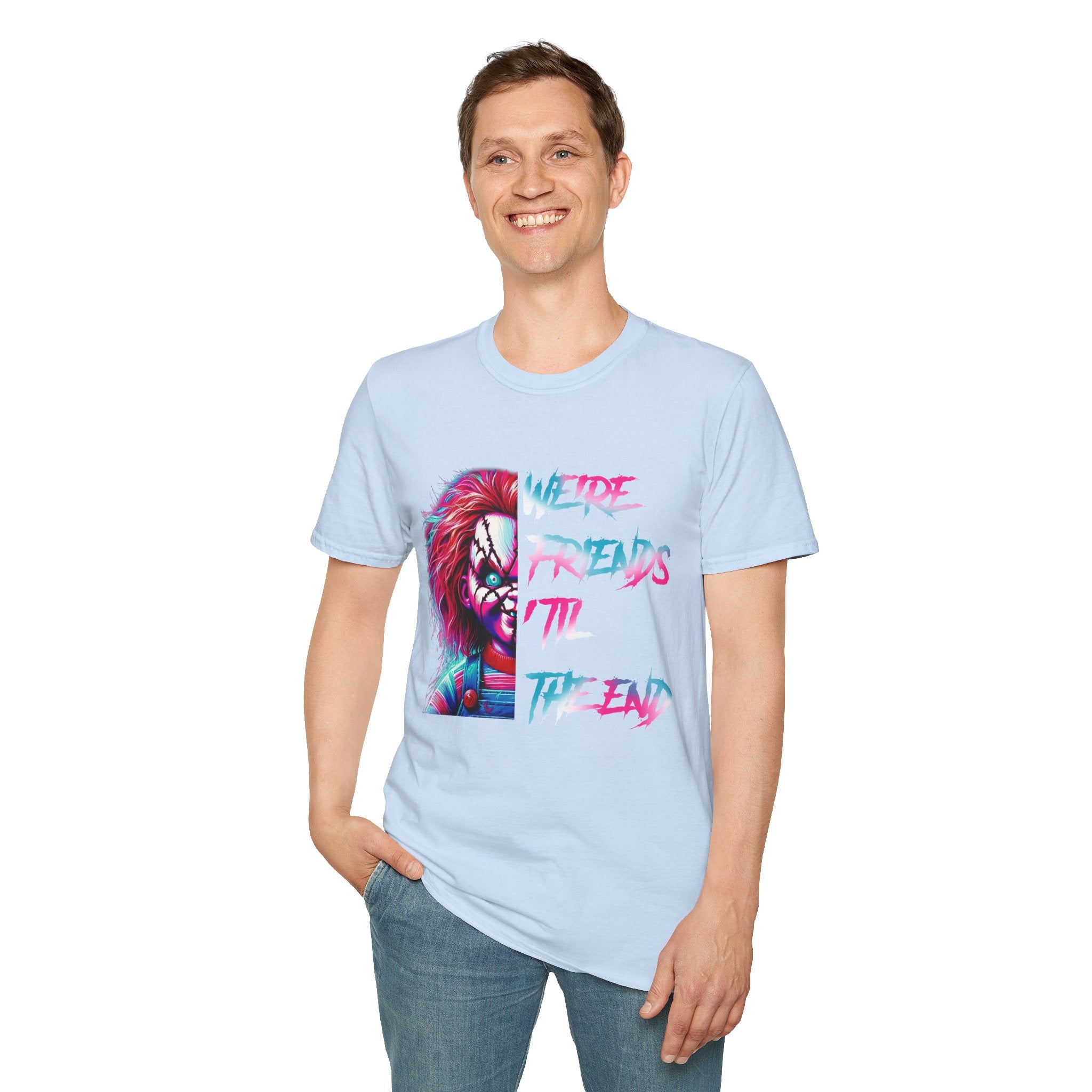 Creepy Clown Chucky "We’re Friends Till The End" T-Shirt