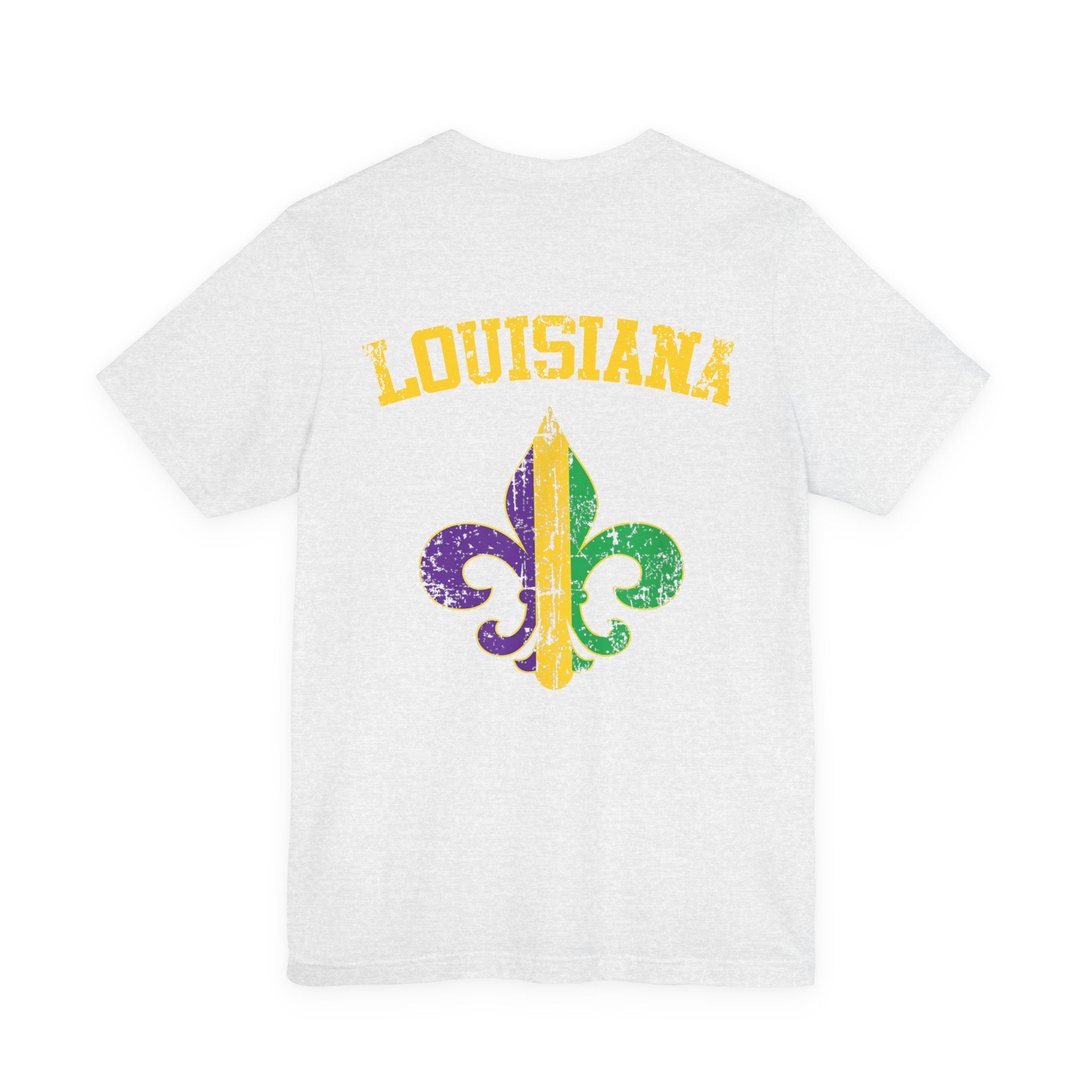 Mardi Gras 'Shake Your Bootie' T‑Shirt — Louisiana Fleur‑de‑Lis Tee