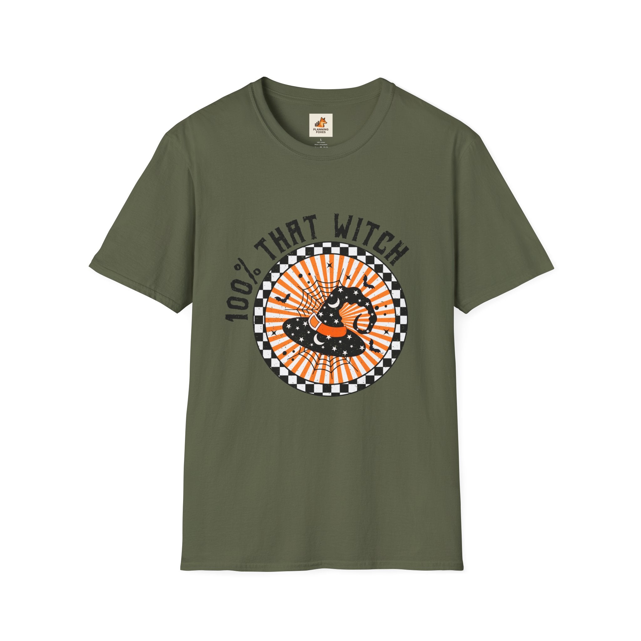 100% That Witch T-Shirt — Retro Halloween Witch Graphic Tee