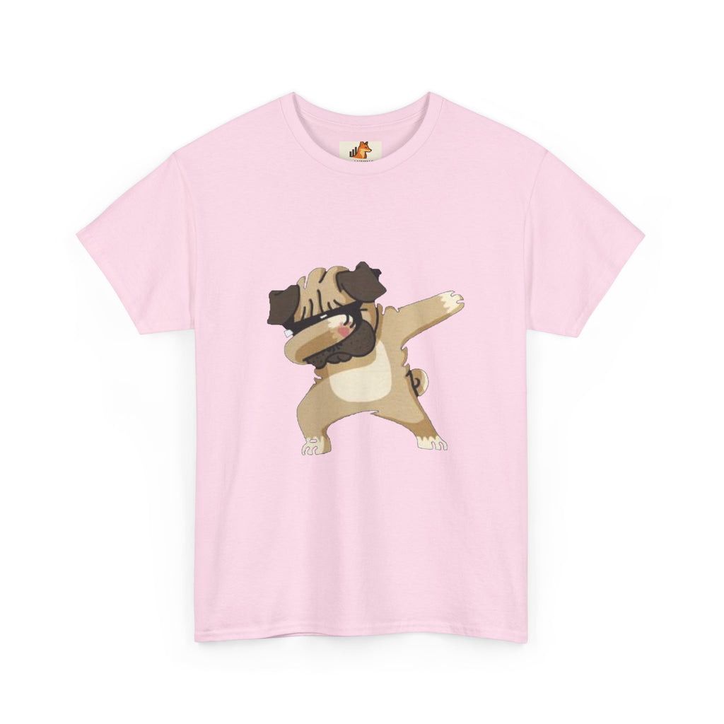 Dabbing Pug T-Shirt — Cute Funny Dog Graphic Tee for Pet Lovers