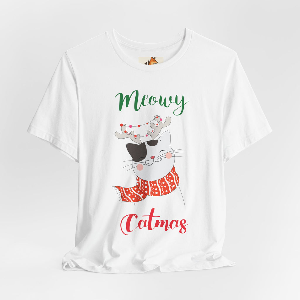 Meowy Catmas T-Shirt – Cute Christmas Cat Tee