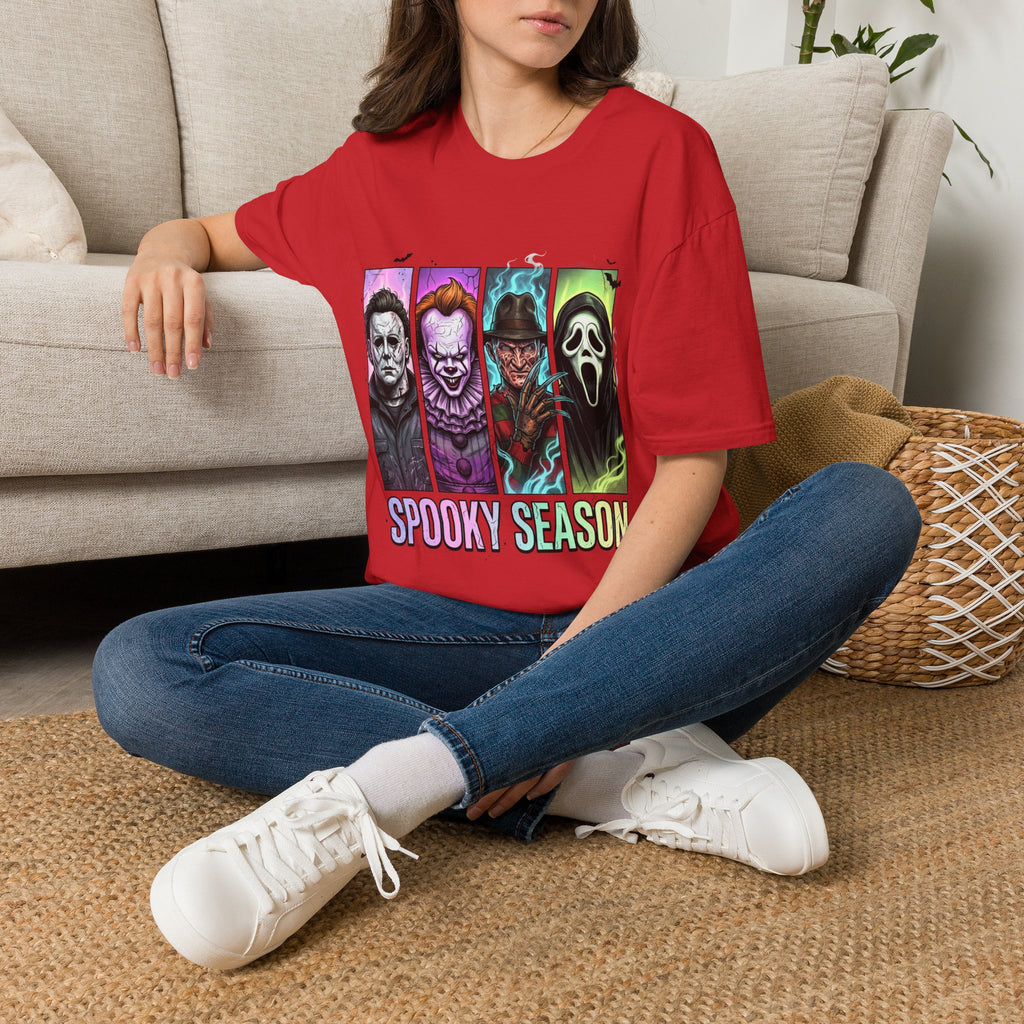 Halloween Horror Icons T-Shirt — "Spooky Season" Graphic Tee