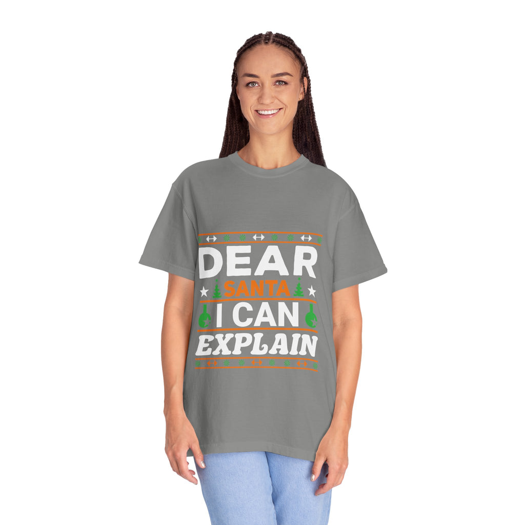 Dear Santa I Can Explain Christmas T-Shirt