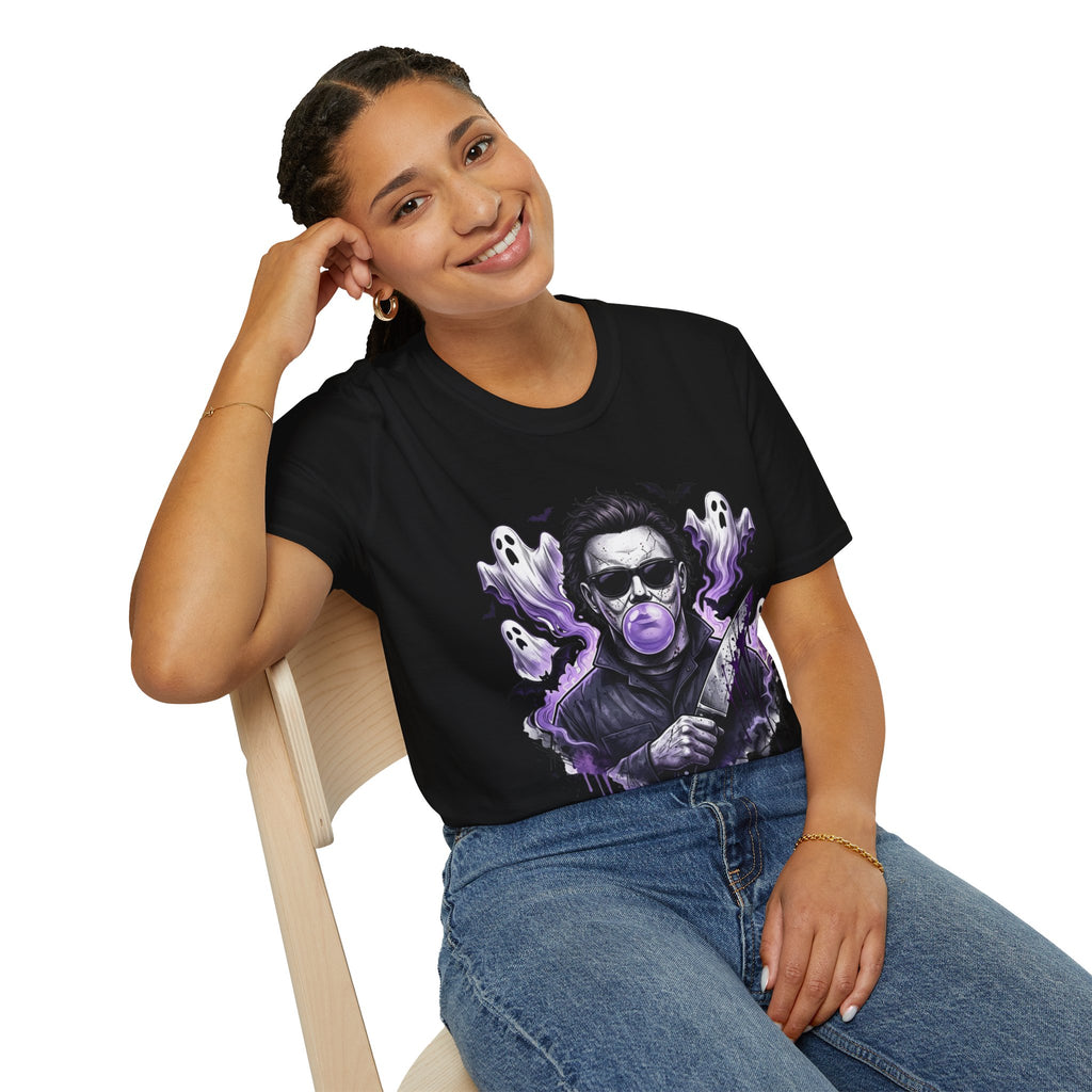 Vintage Horror Icon T-Shirt — Bubblegum Jason Design