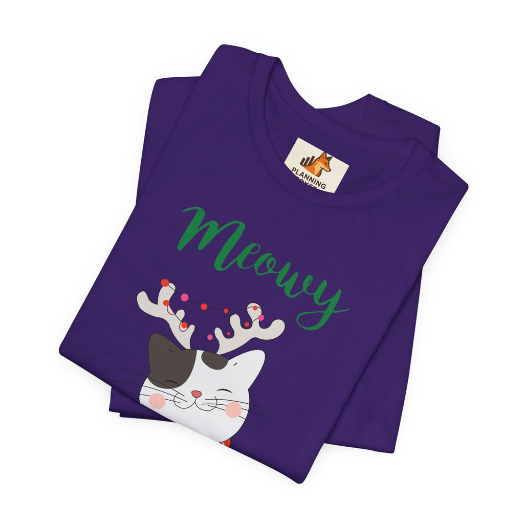Meowy Catmas T-Shirt – Cute Christmas Cat Tee