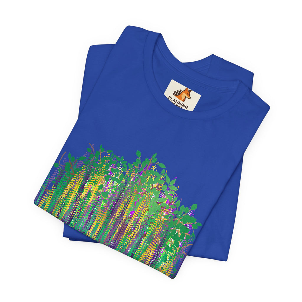 Mardi Gras Willow T-Shirt — Louisiana Fleur-de-Lis Tee