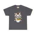 Ramen Bowl Graphic Tee – Cute Cartoon Noodles, Eggs & Chopsticks T-Shirt