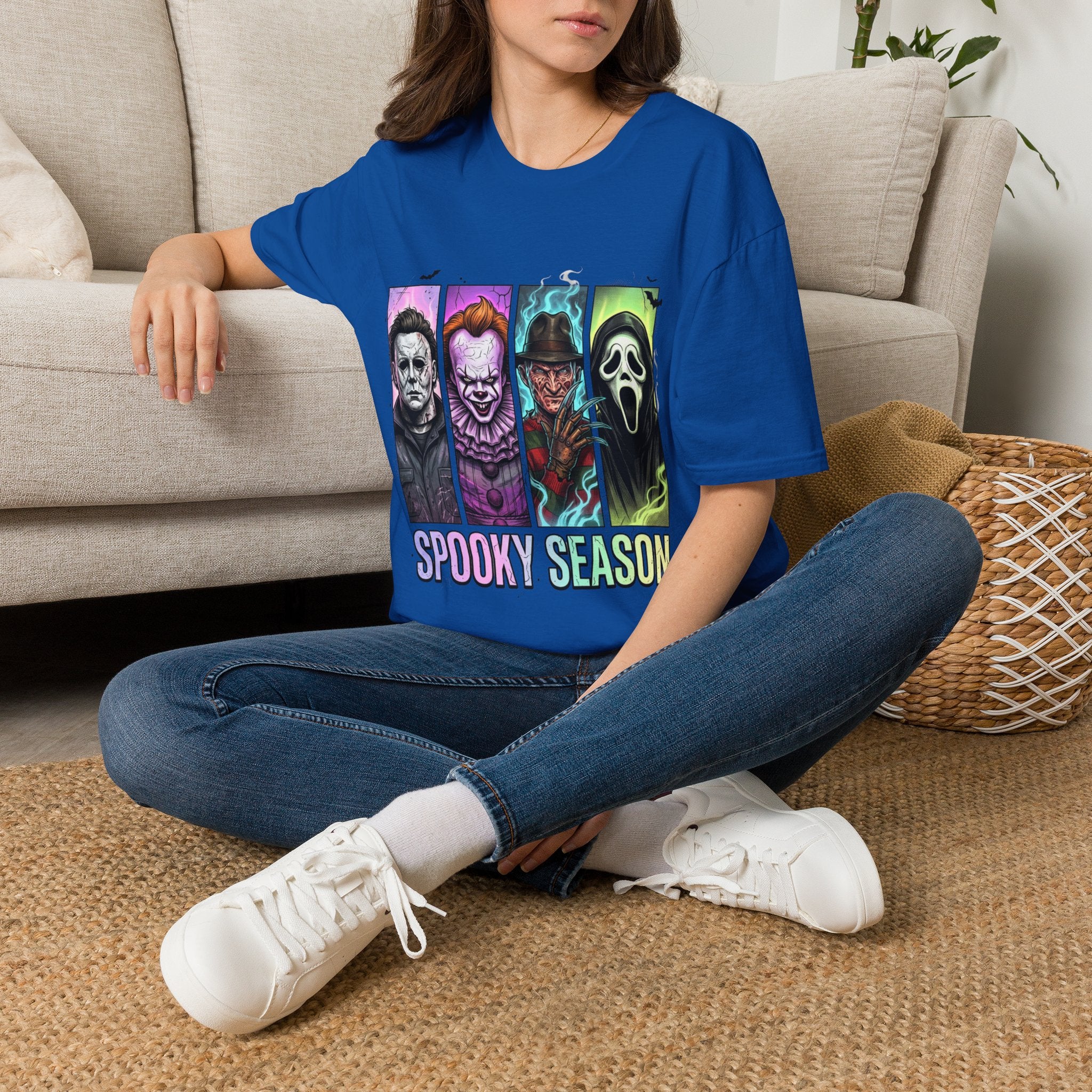 Halloween Horror Icons T-Shirt — "Spooky Season" Graphic Tee