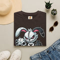 Scary On® Patchwork Demon Bunny T-Shirt — Horror Skull Graphic Tee