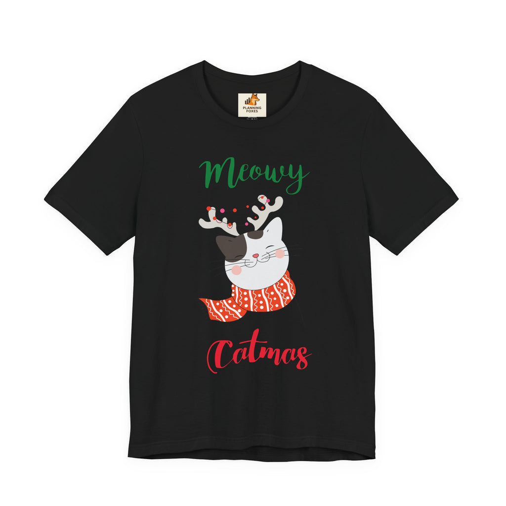 Meowy Catmas T-Shirt – Cute Christmas Cat Tee