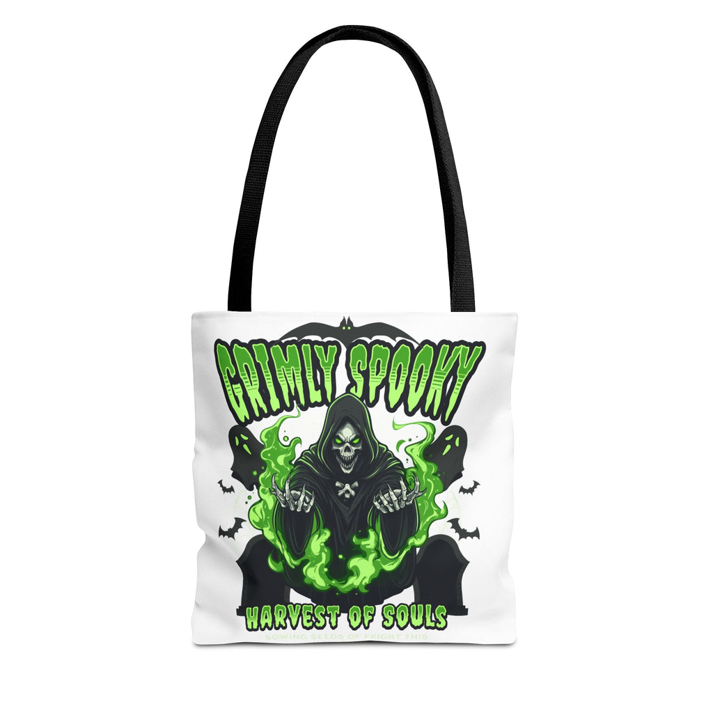 Grimly Spooky Reaper Tote Bag – 'Harvest of Souls' Halloween Tote