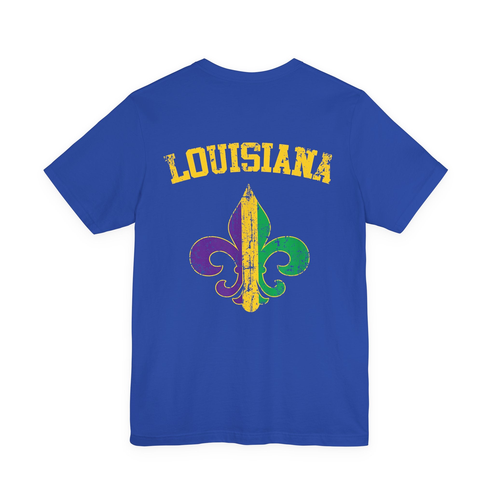 King Cake Calories Tee — Mardi Gras Louisiana Fleur-de-Lis Shirt