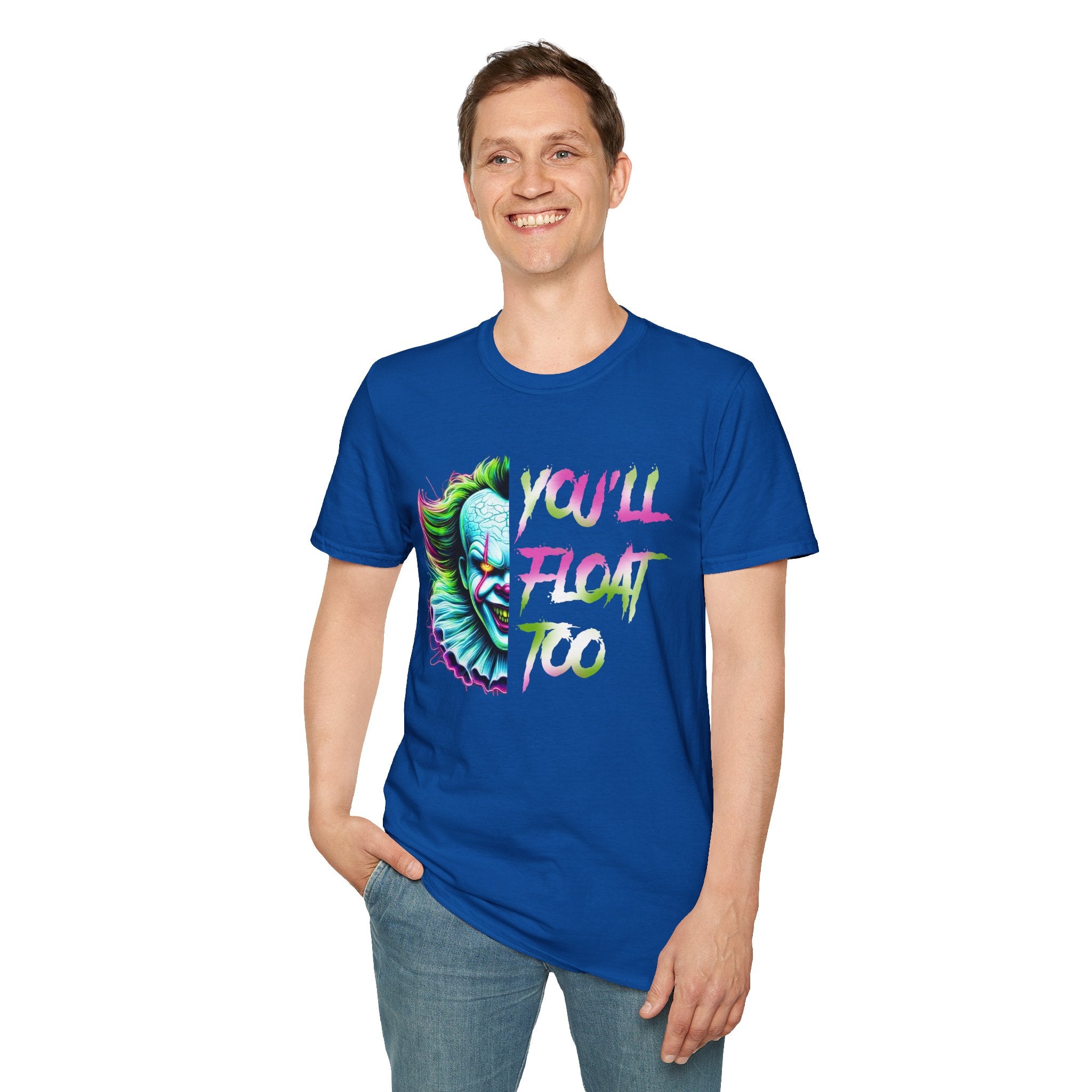 Horror Clown IT "You'll Float Too" T‑Shirt