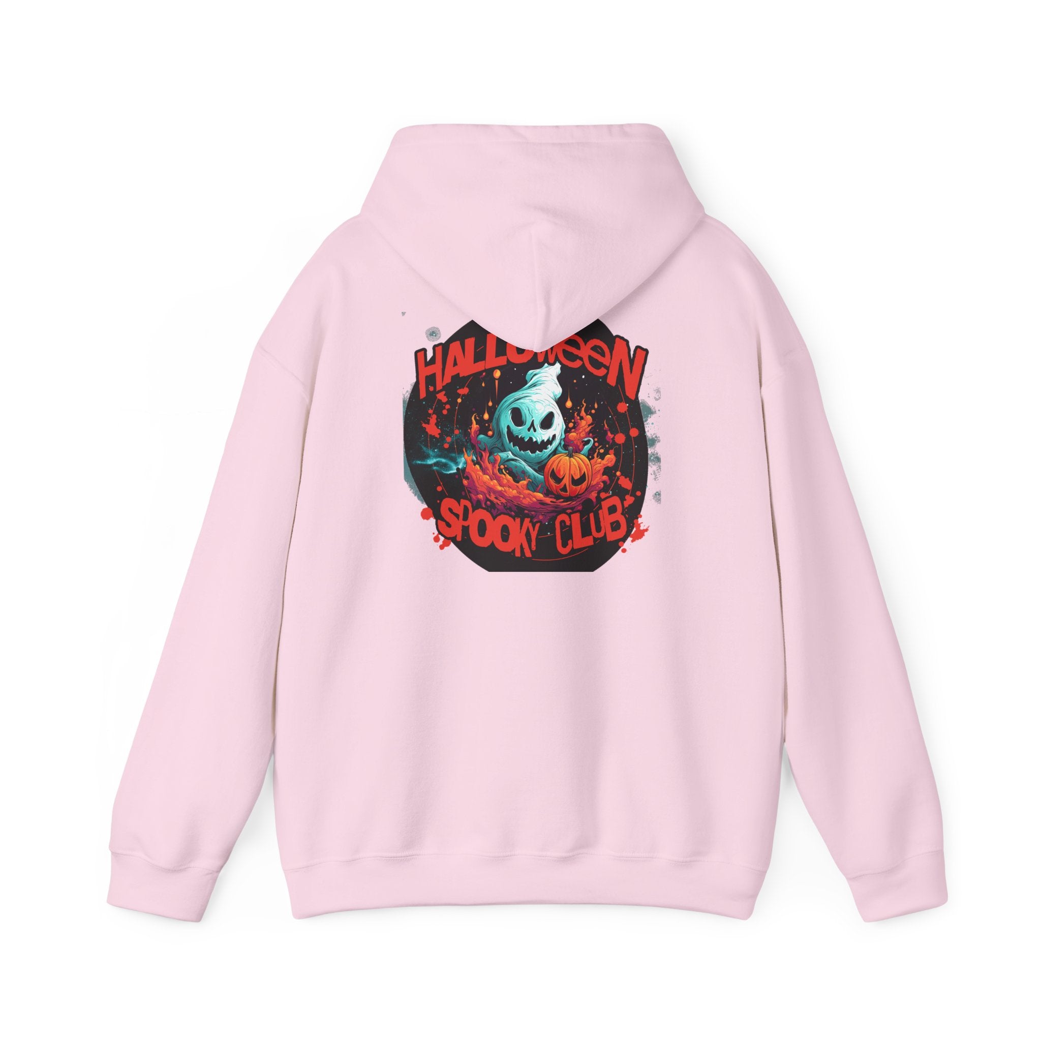 Halloween Spooky Club Hoodie — Fatality Retro Skull Horror Pullover