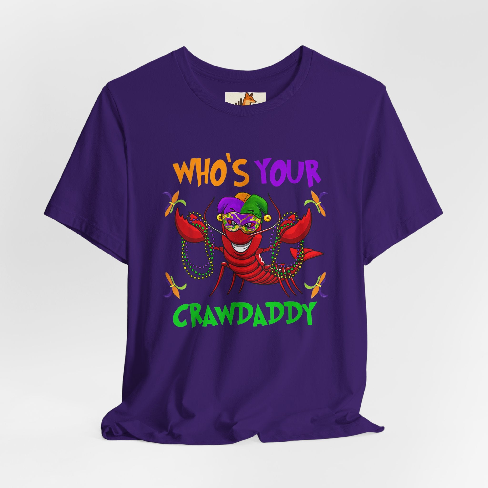 Mardi Gras Crawdaddy T-Shirt — "Who's Your Crawdaddy" Festive Tee