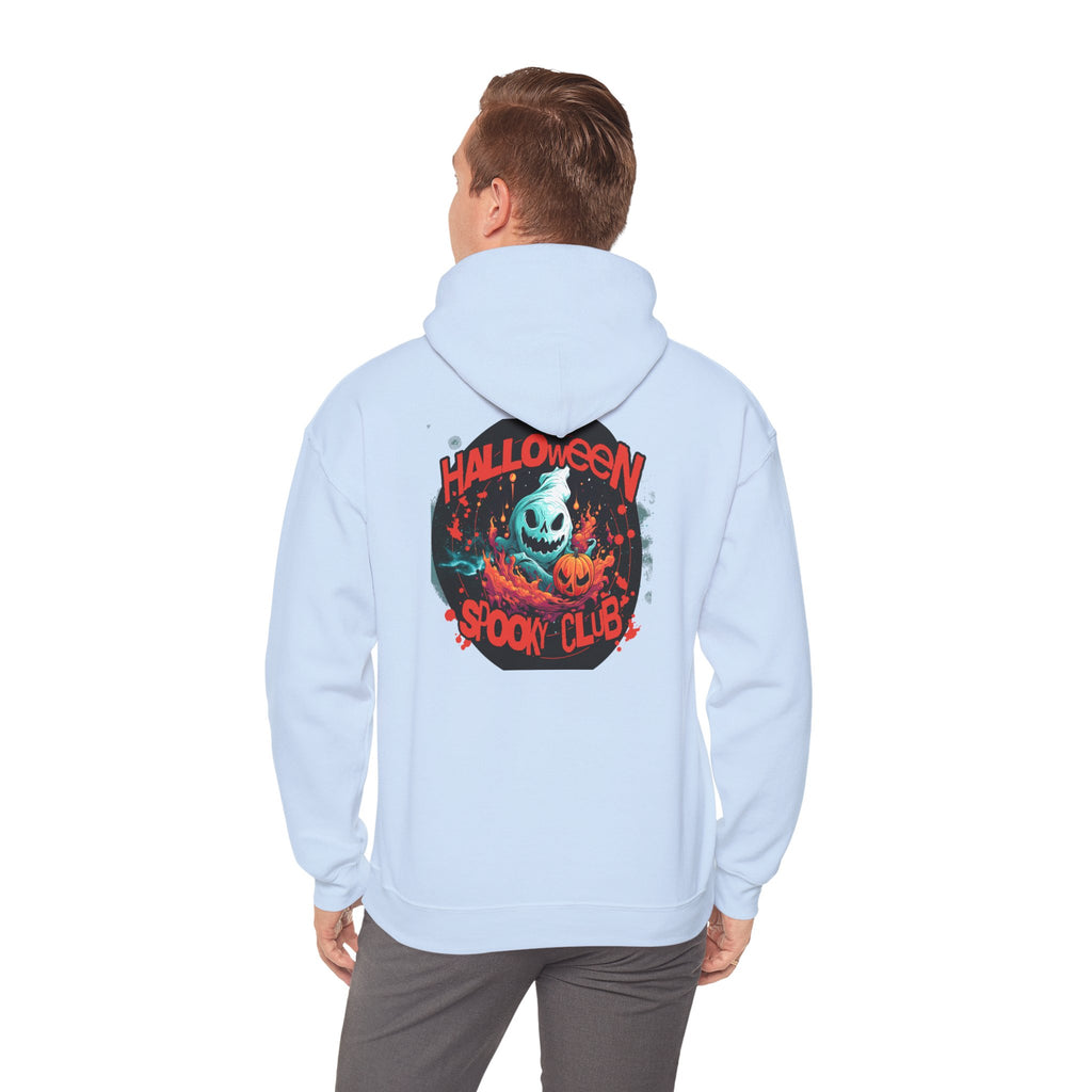 Halloween Spooky Club Hoodie — Fatality Retro Skull Horror Pullover