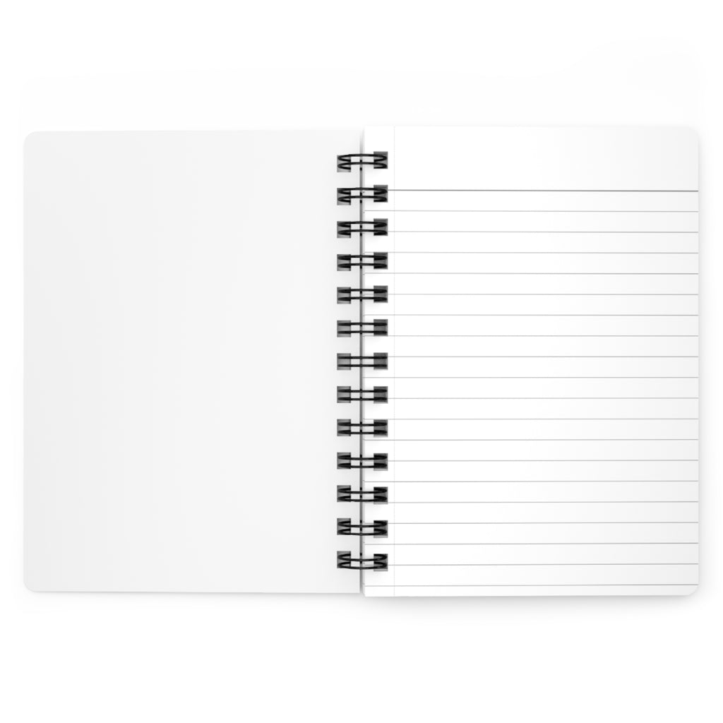 Spooky Pink Ghosts Spiral Journal — Cute Gothic Halloween Notebook