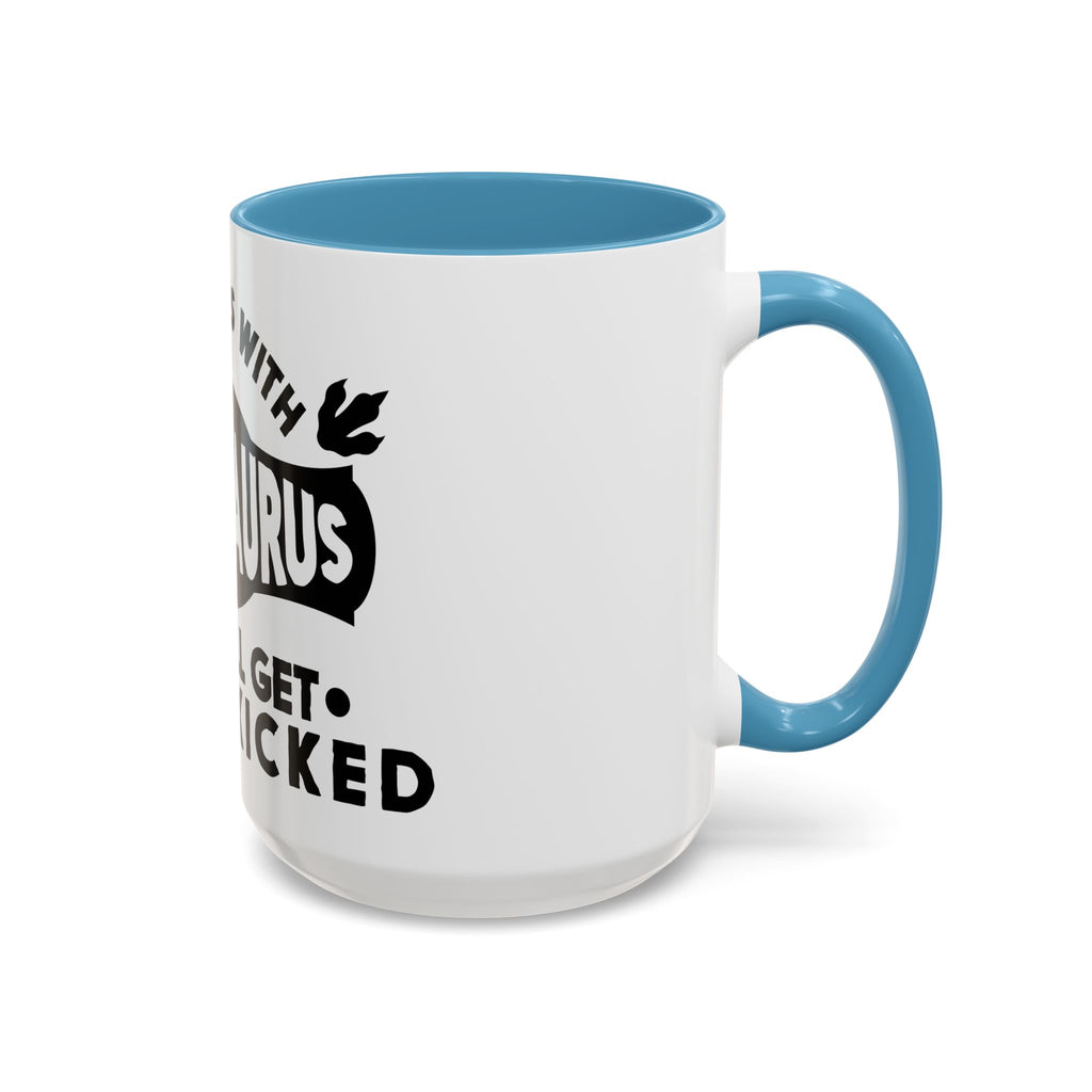 Don't Mess With Mimisaurus Coffee Mug — Funny Grandma Gift, 'You Will Get Jurasskicked' 11/15oz Accent Mug