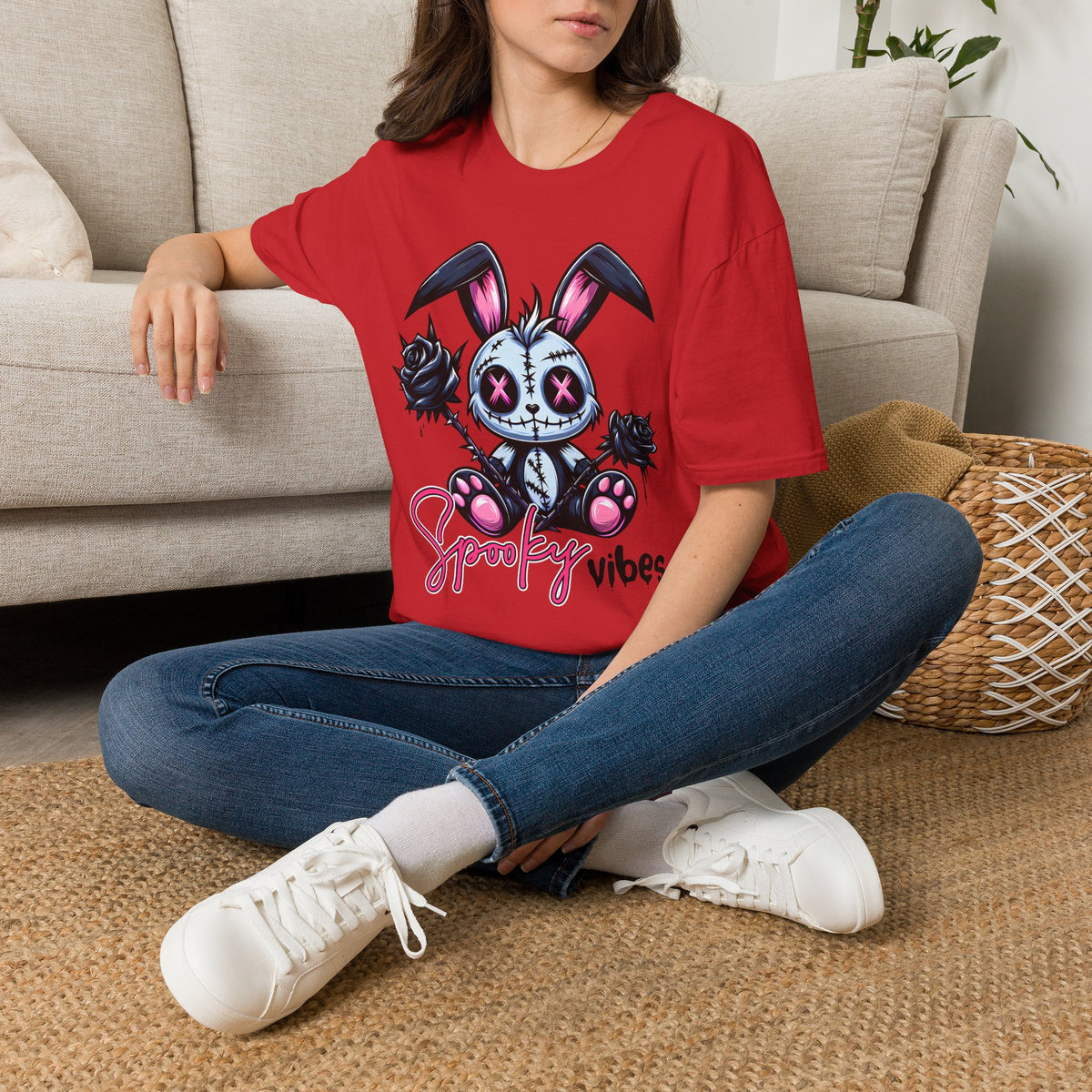 Spooky Vibes Bunny T-Shirt