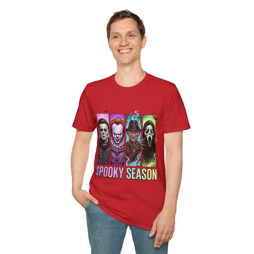 Halloween Horror Icons T-Shirt — "Spooky Season" Graphic Tee