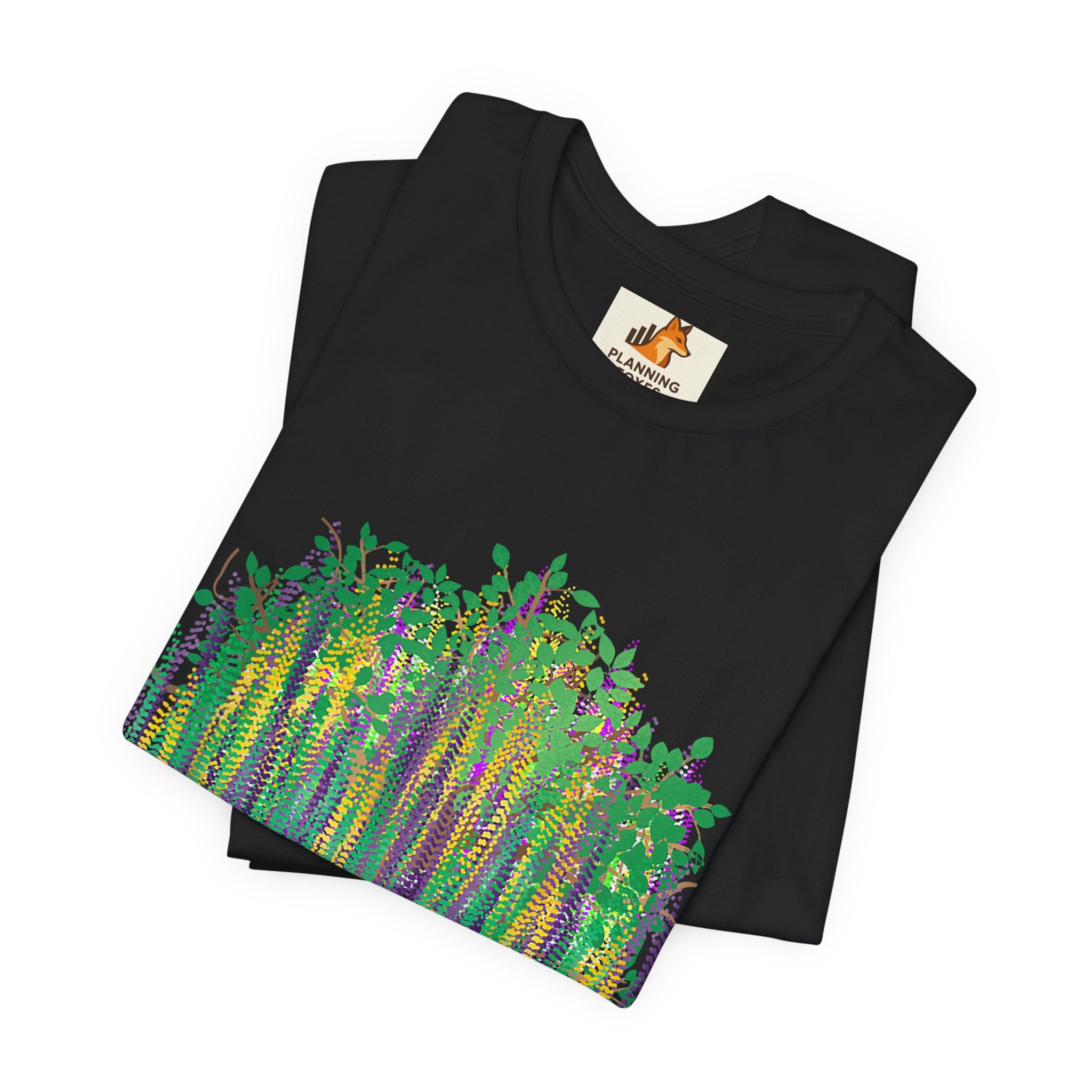 Mardi Gras Willow T-Shirt — Louisiana Fleur-de-Lis Tee