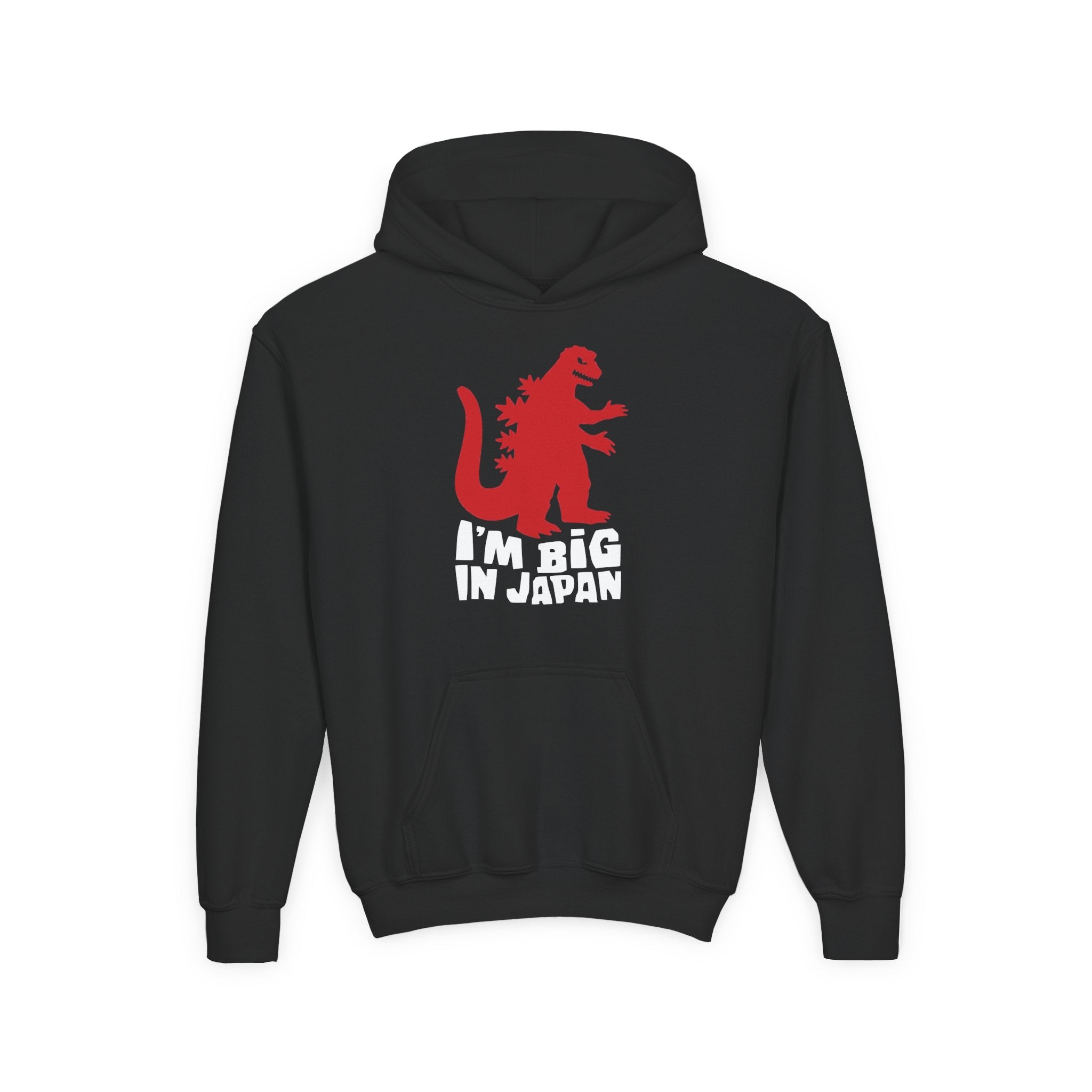 Youth Godzilla Hoodie – "I'm Big in Japan" Kids Pullover