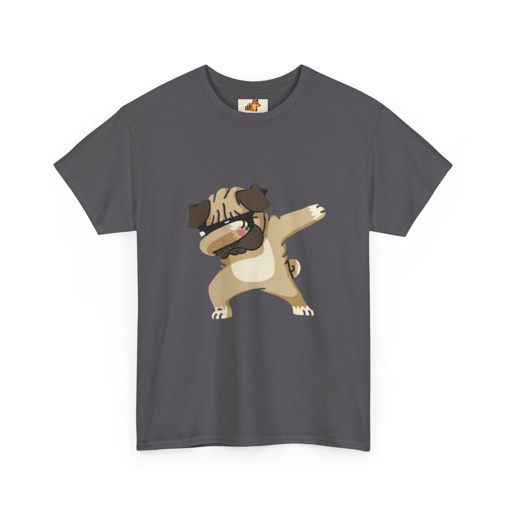 Dabbing Pug T-Shirt — Cute Funny Dog Graphic Tee for Pet Lovers