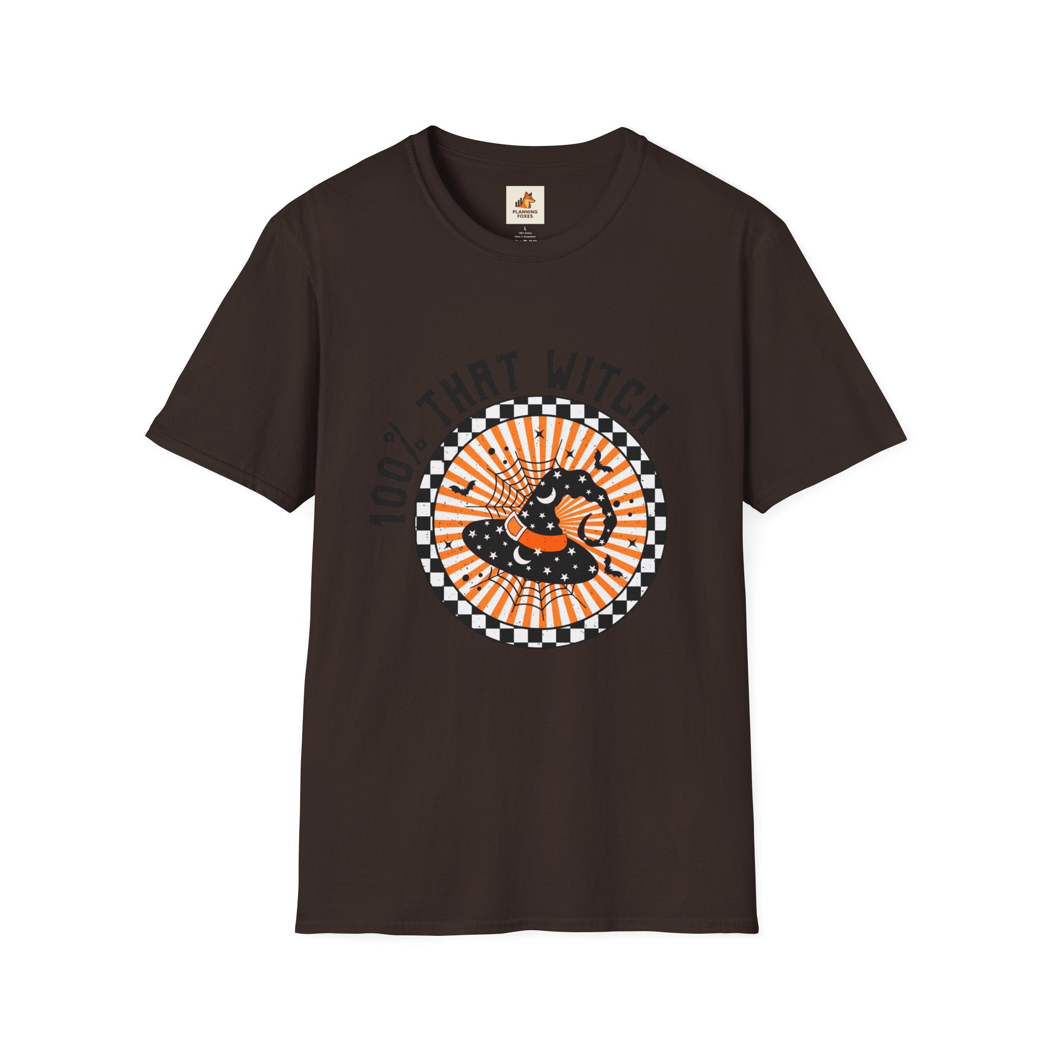 100% That Witch T-Shirt — Retro Halloween Witch Graphic Tee