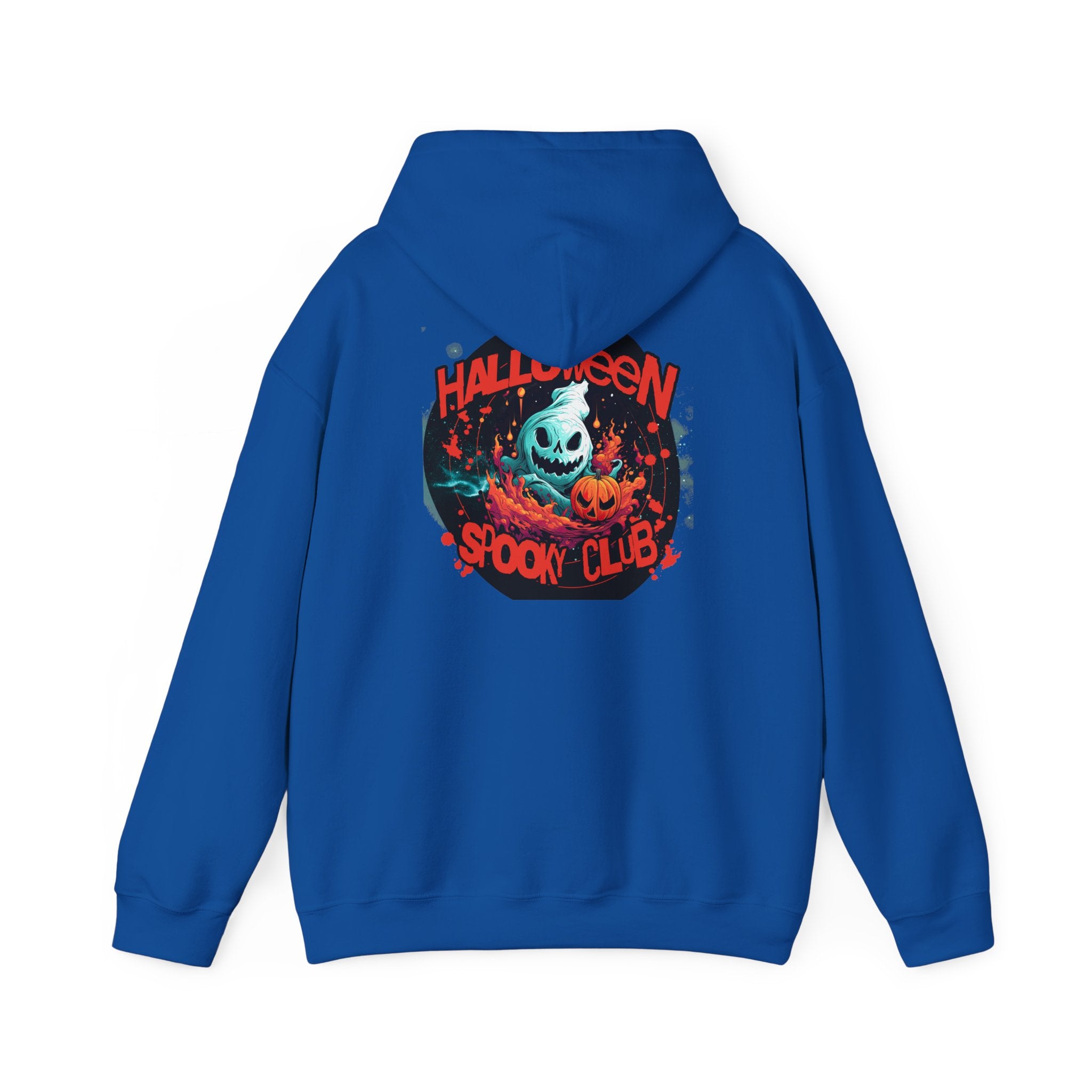 Halloween Spooky Club Hoodie — Fatality Retro Skull Horror Pullover