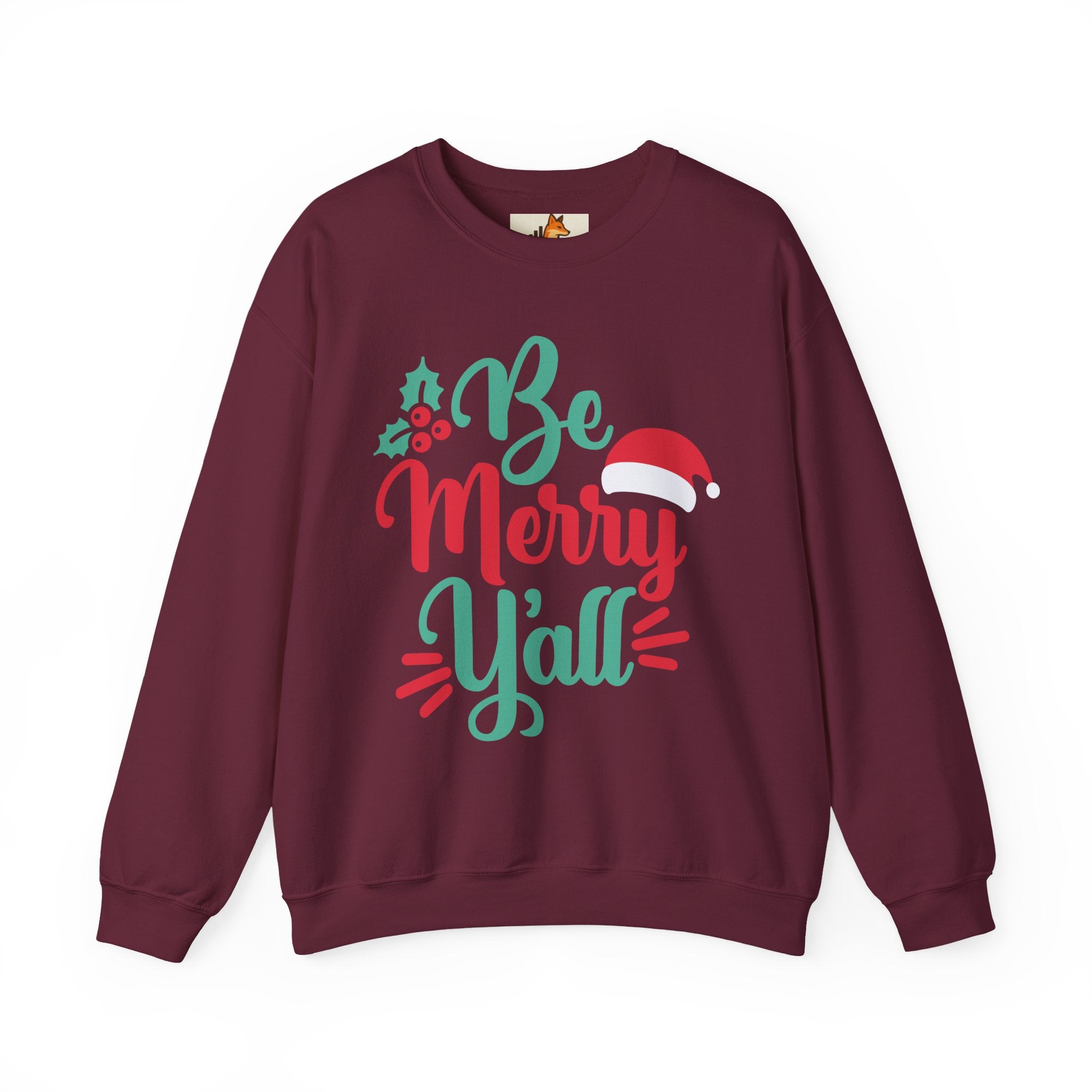 Be Merry Y'all Christmas Sweatshirt