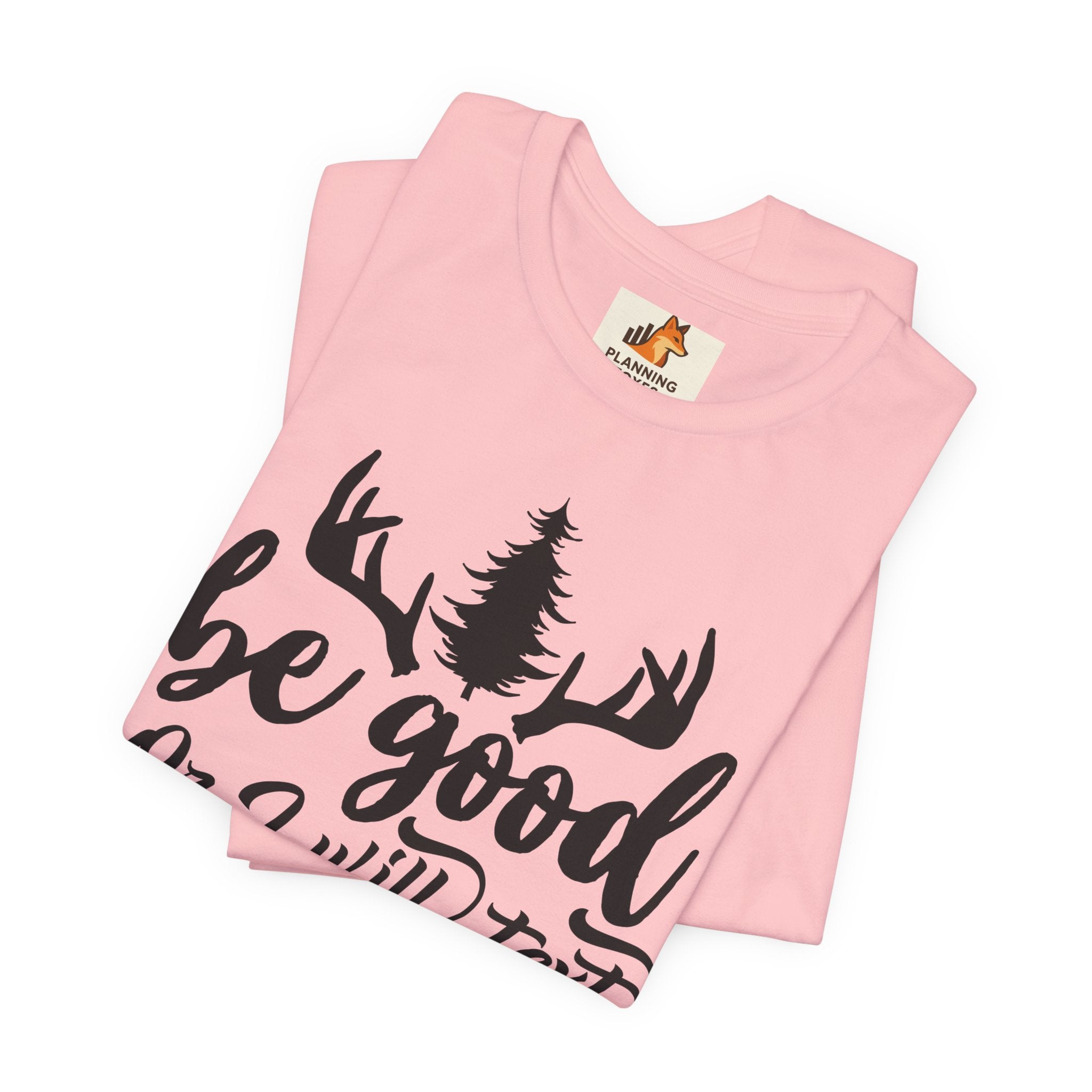 Christmas Tee — "Be Good or I Will Text Santa" Holiday Graphic Shirt