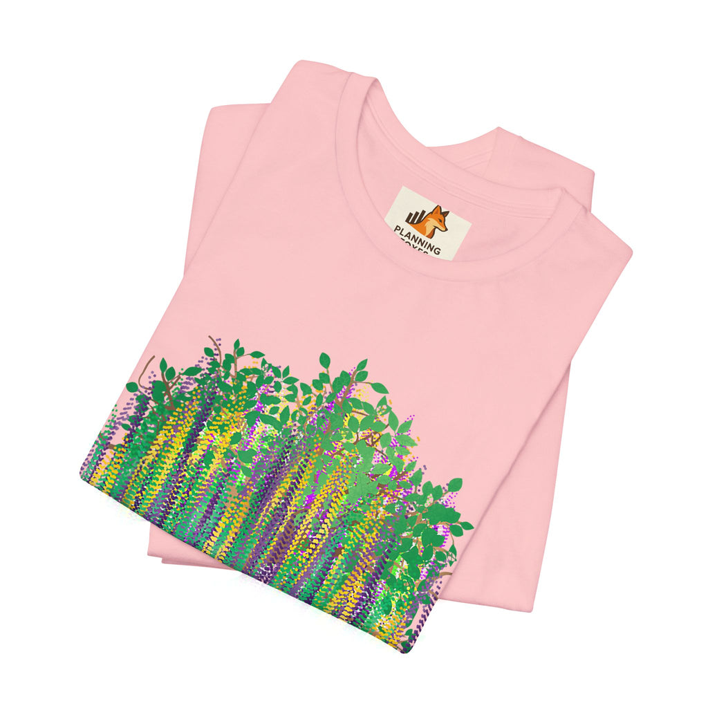 Mardi Gras Willow T-Shirt — Louisiana Fleur-de-Lis Tee