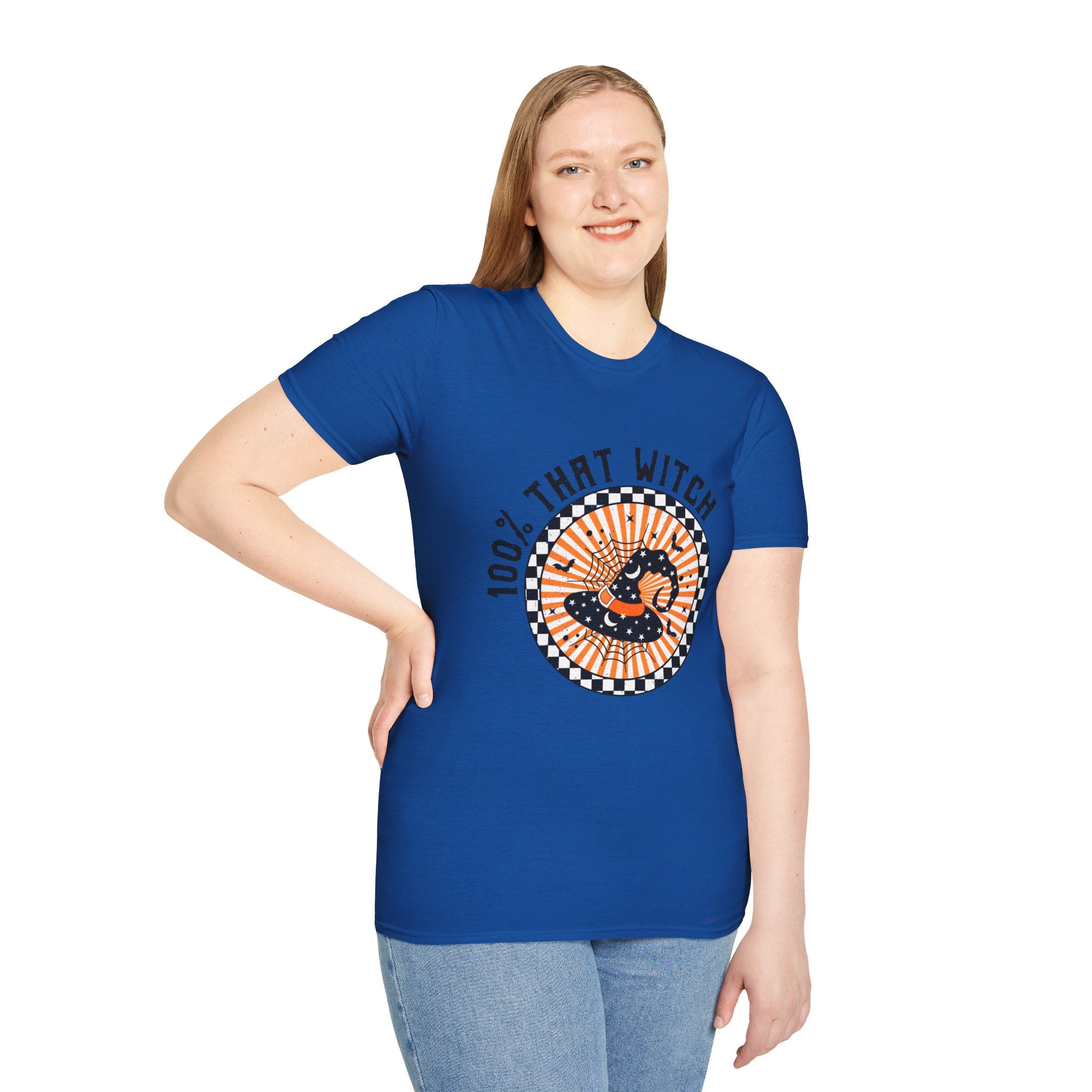100% That Witch T-Shirt — Retro Halloween Witch Graphic Tee