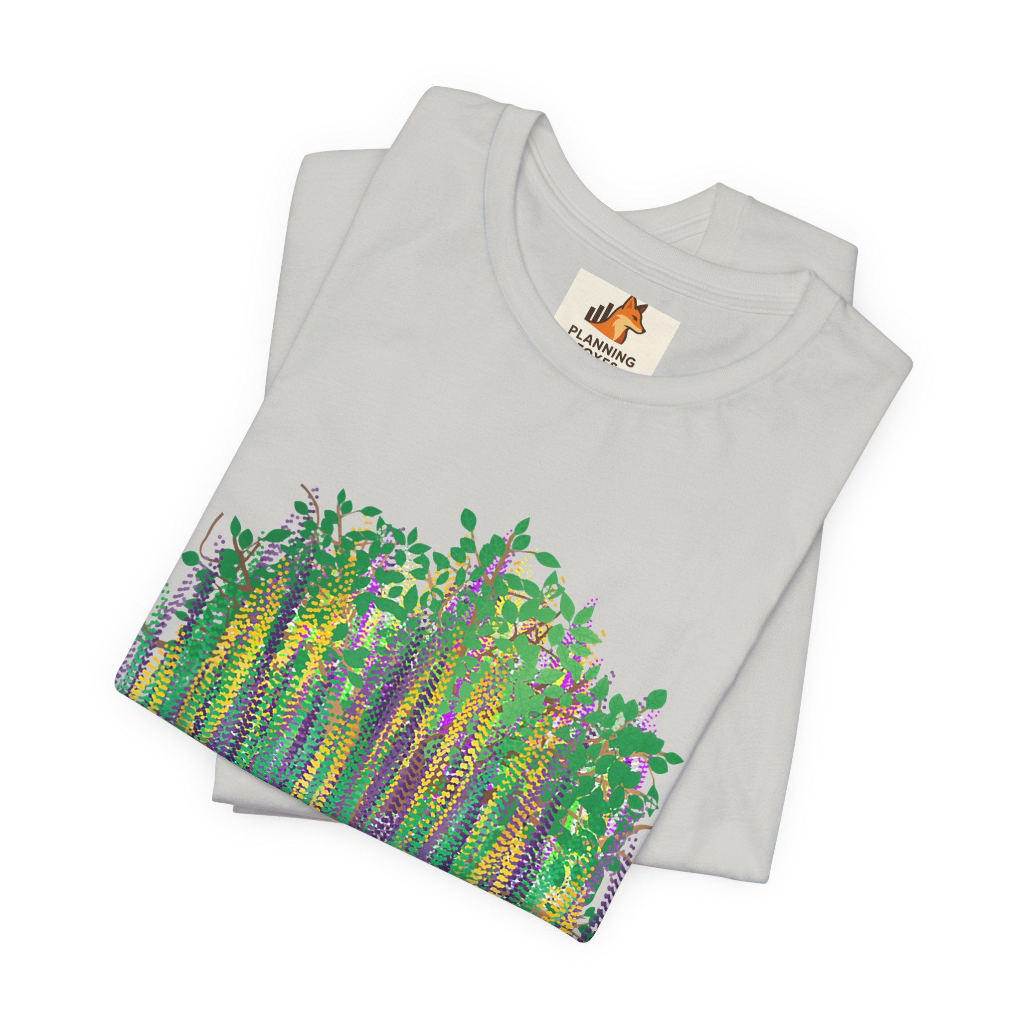 Mardi Gras Willow T-Shirt — Louisiana Fleur-de-Lis Tee