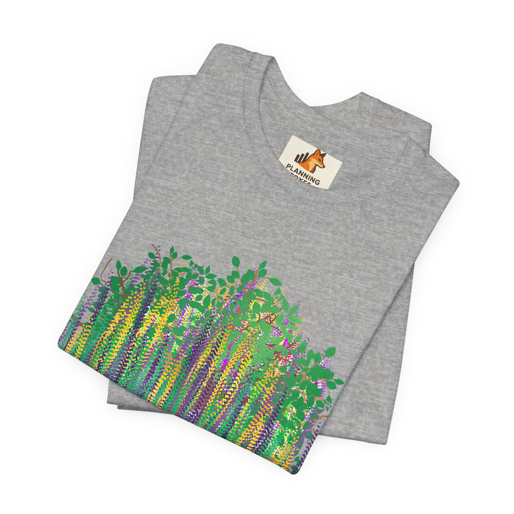 Mardi Gras Willow T-Shirt — Louisiana Fleur-de-Lis Tee