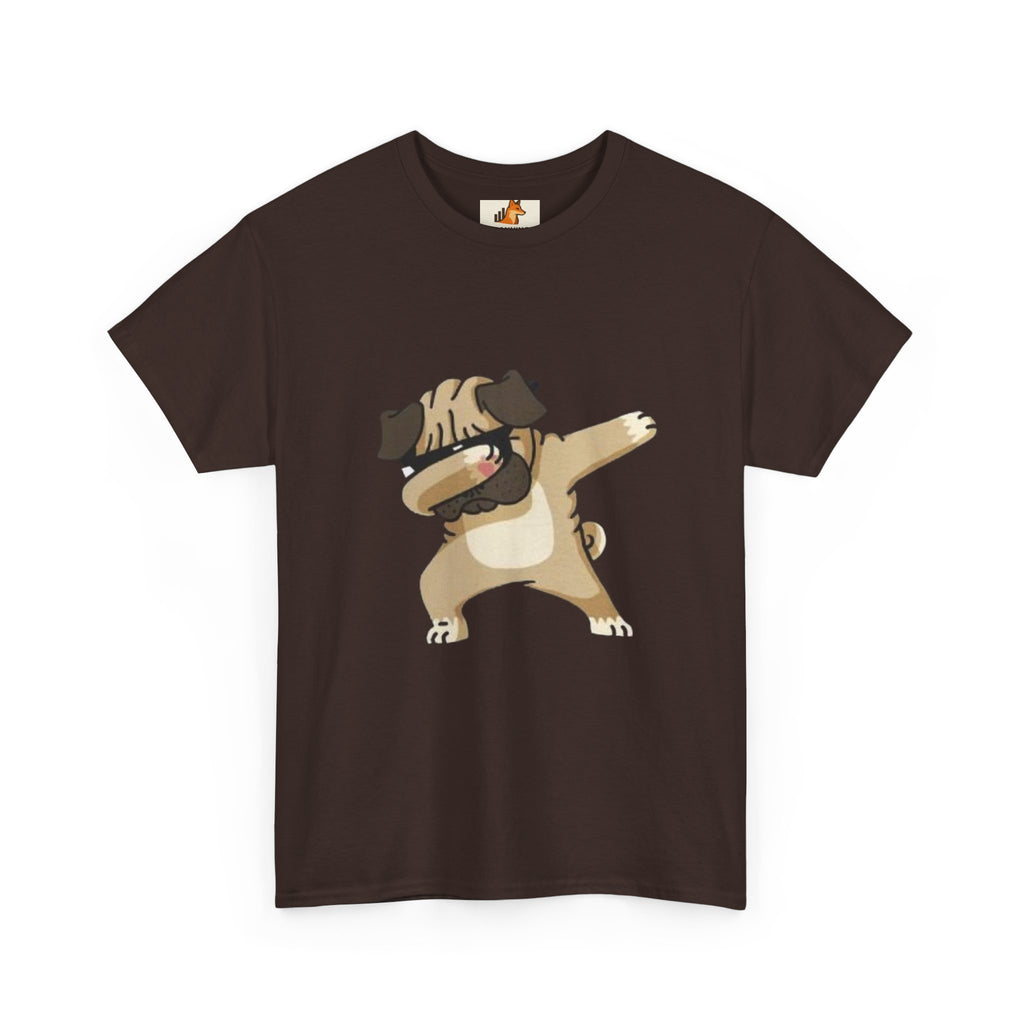 Dabbing Pug T-Shirt — Cute Funny Dog Graphic Tee for Pet Lovers