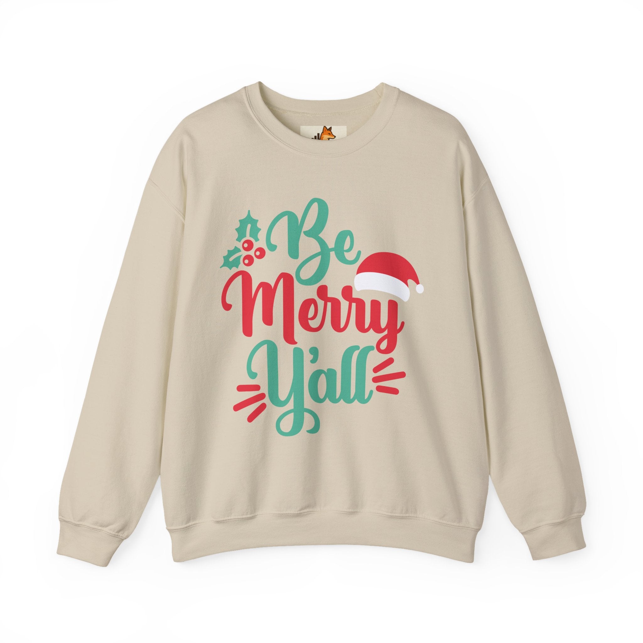 Be Merry Y'all Christmas Sweatshirt