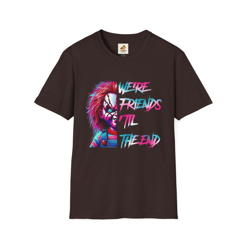 Creepy Clown Chucky "We’re Friends Till The End" T-Shirt