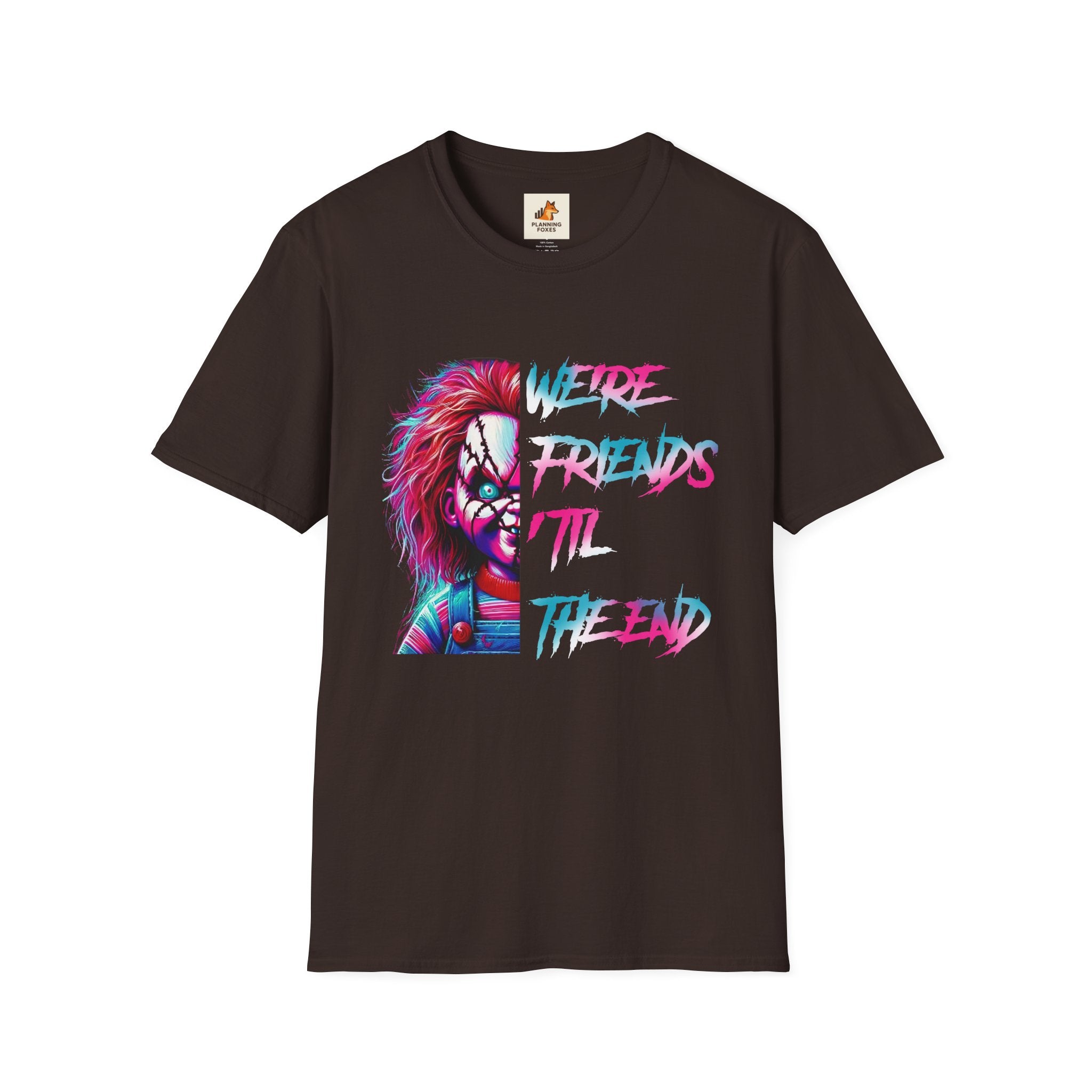 Creepy Clown Chucky "We’re Friends Till The End" T-Shirt
