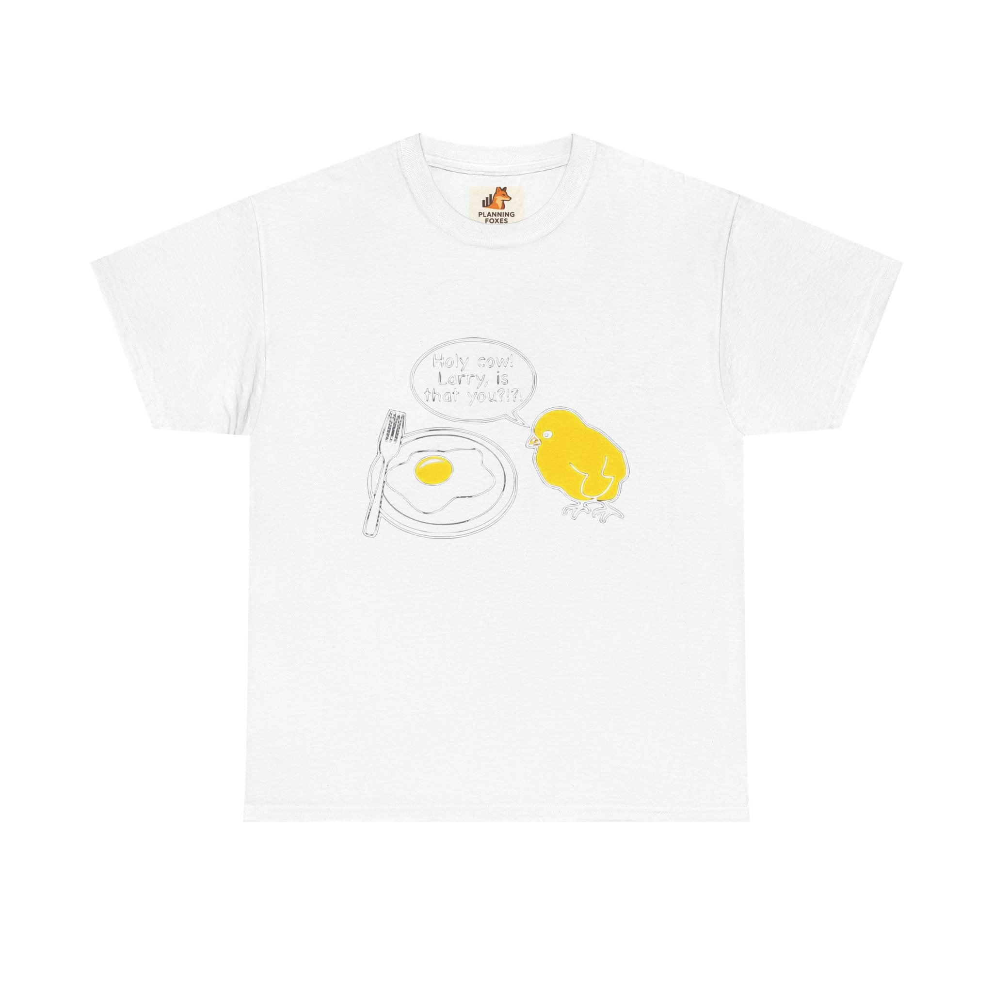 Egg & Chick Graphic Tee — "Not Yolk" Cute Breakfast T-Shirt