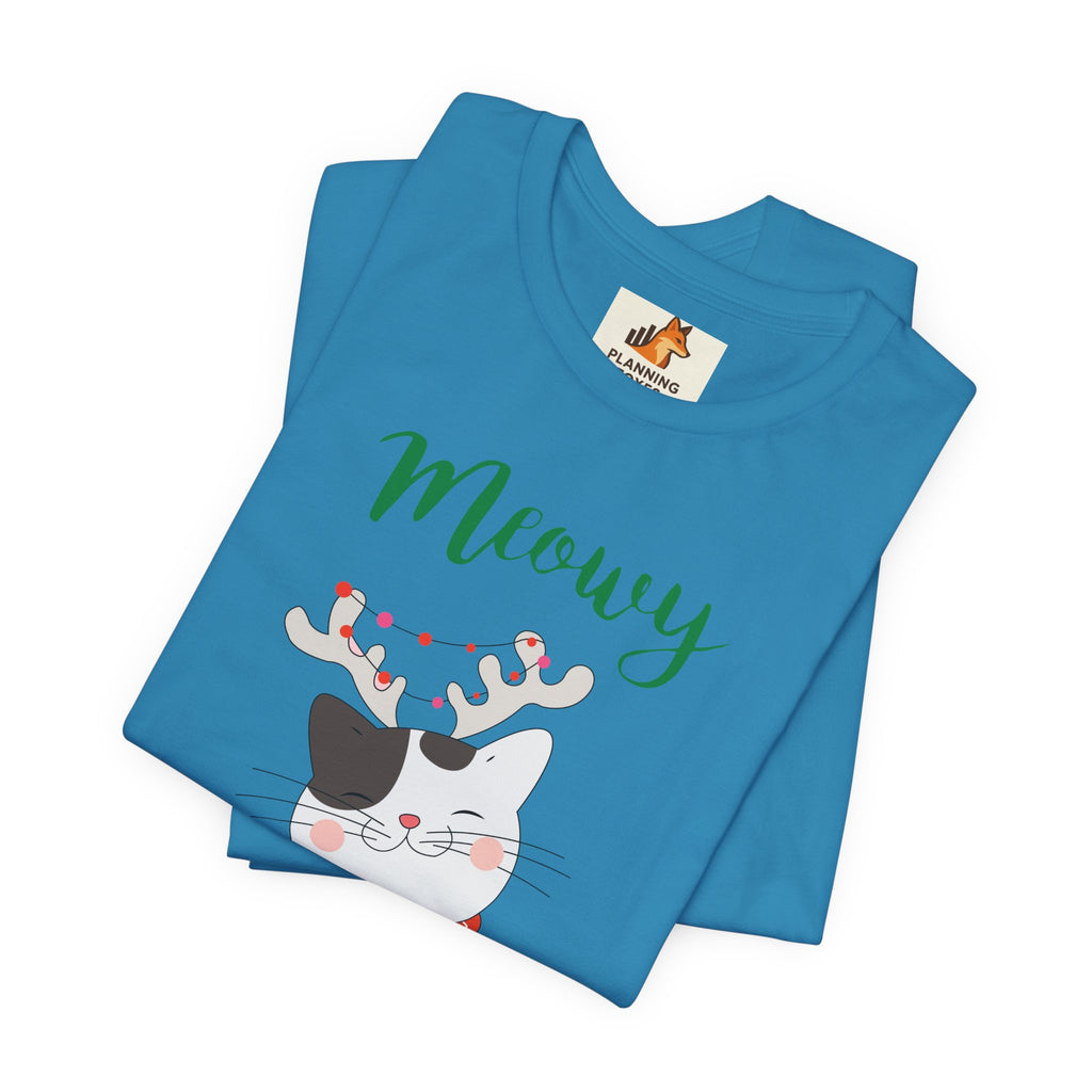Meowy Catmas T-Shirt – Cute Christmas Cat Tee