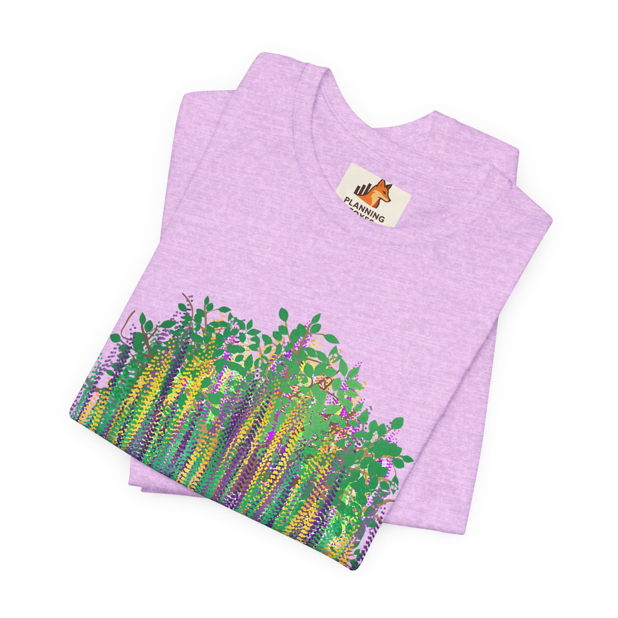 Mardi Gras Willow T-Shirt — Louisiana Fleur-de-Lis Tee