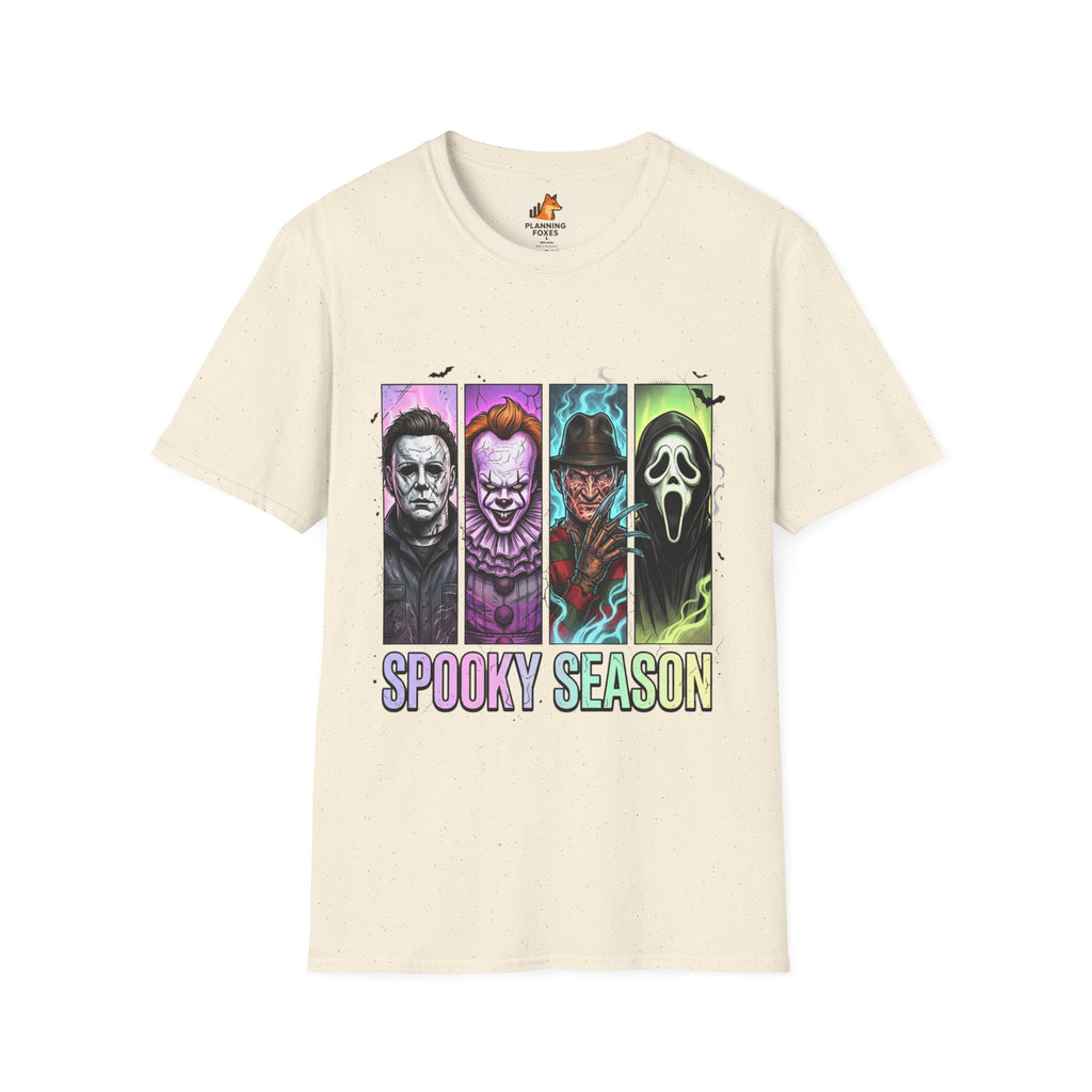 Halloween Horror Icons T-Shirt — "Spooky Season" Graphic Tee