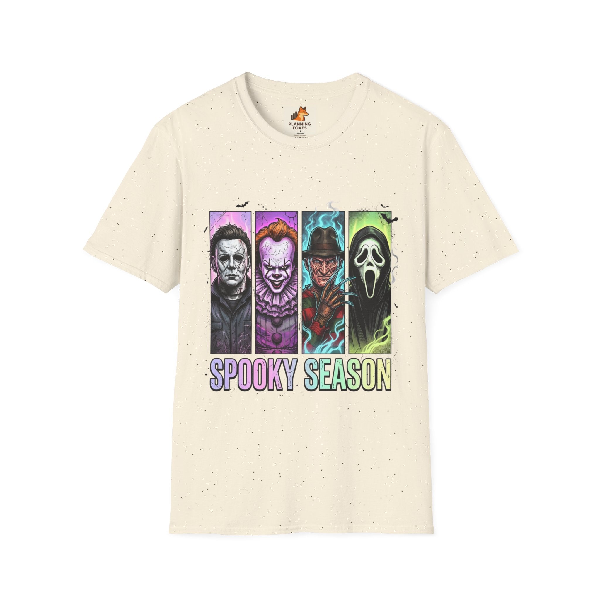 Halloween Horror Icons T-Shirt — "Spooky Season" Graphic Tee